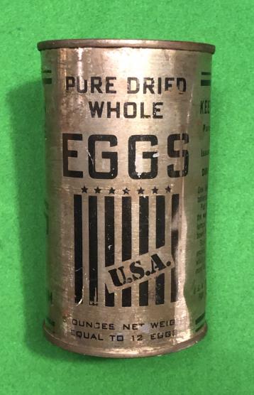 M.O.F. Dried Egg Tin.