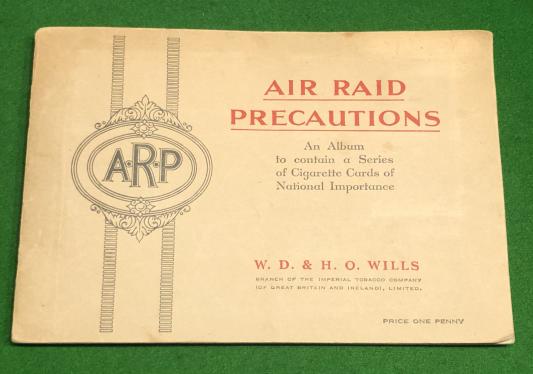 W.D.&H.O.Wills ARP Cigarette Cards in original album.