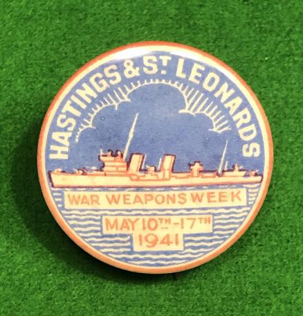 Hastings & St.Leonards War Weapons Week Badge.