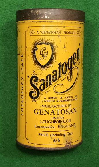 Wartime Sanatogen Tin.