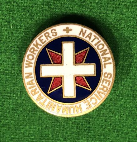 Humanitarian Workers ( Quakers ) National Service Badge.