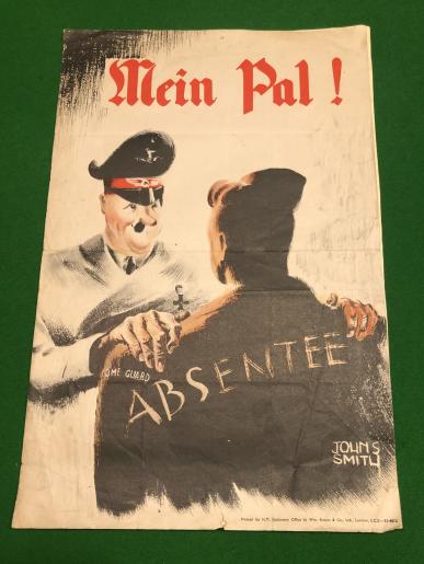 ' Mein Pal ' Home Guard Asentee Poster.