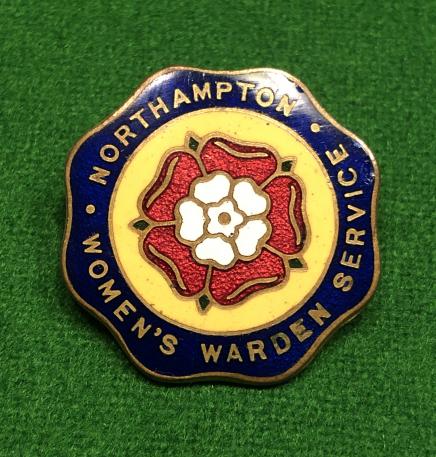 Northampton Women's Warden Service Lapel badge.