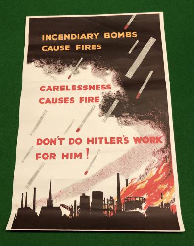 Incendiary Bomb Poster.