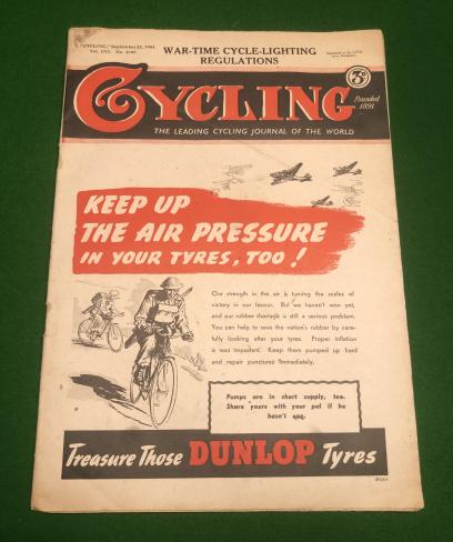 1943 Ed. Cycling Magazine.