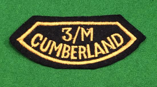 Civil Defence area title - Cumberland.