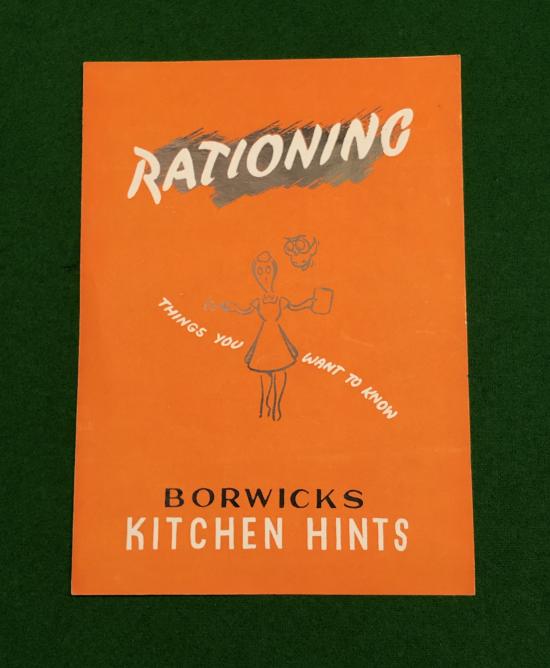 Borwicks Baking Powder Rationing leaflet.