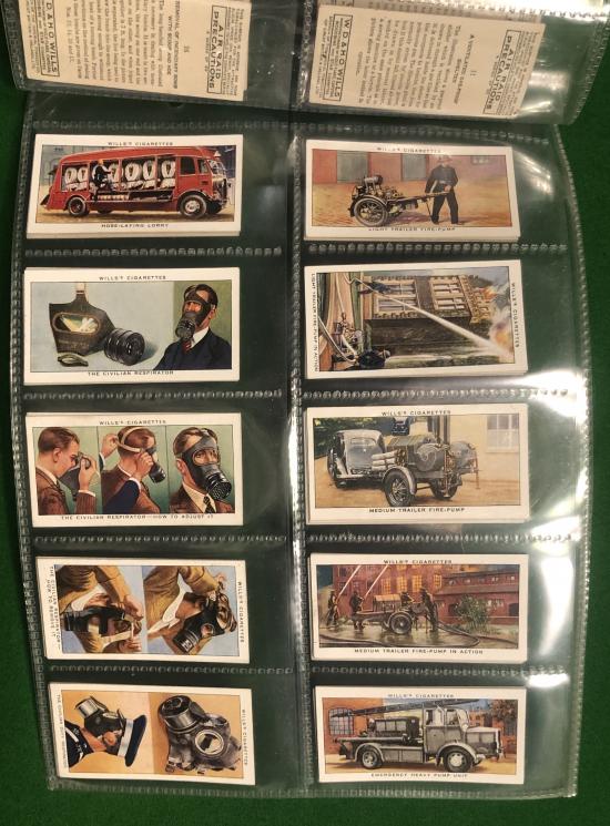 Will's Cigarettes ARP cards.