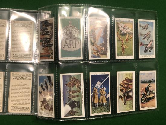 Will's Cigarettes ARP cards.