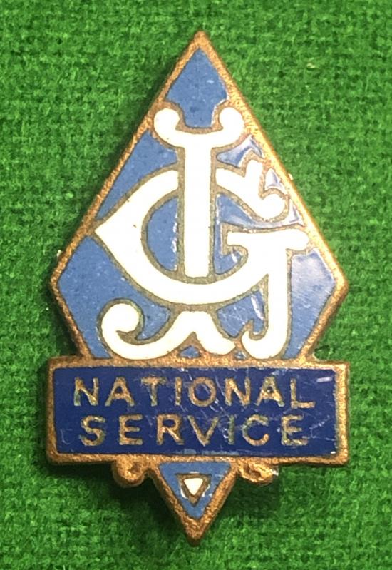 National Service Lapel Badge.