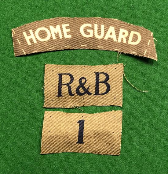 1st Renfrewshire & Bute ( Greenock ) Home Guard Battalion Titles.