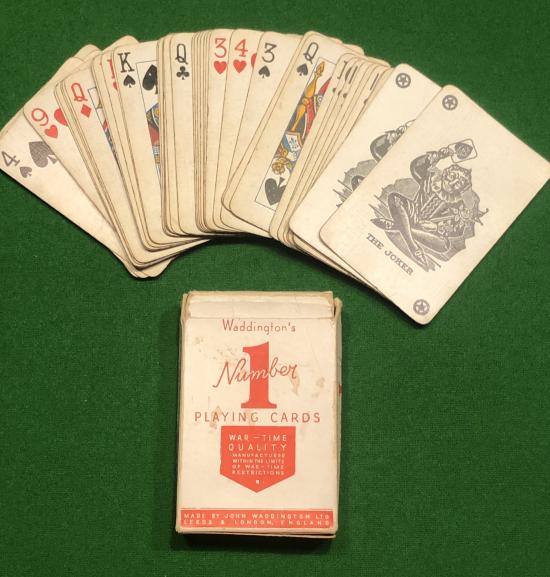 Wartime Playing Cards.