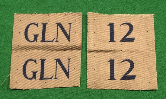 12th Glamorgan ( Swansea ) Home Guard Battalion Titles.