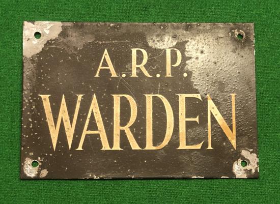 ARP Warden Sign.