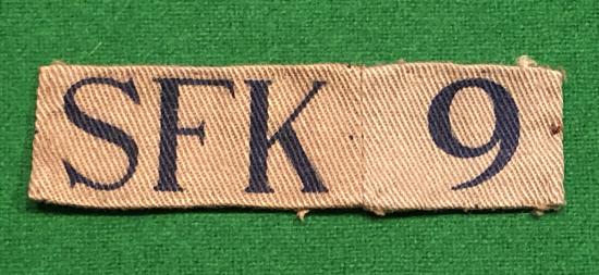 9th Suffolk ( Ipswich ) Home Guard Battalion Titles.