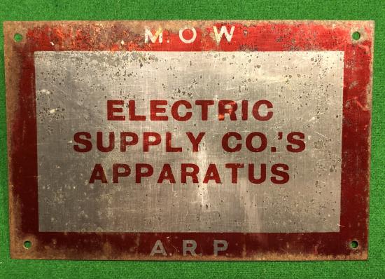 Ministry of Works ARP Economy Sign.