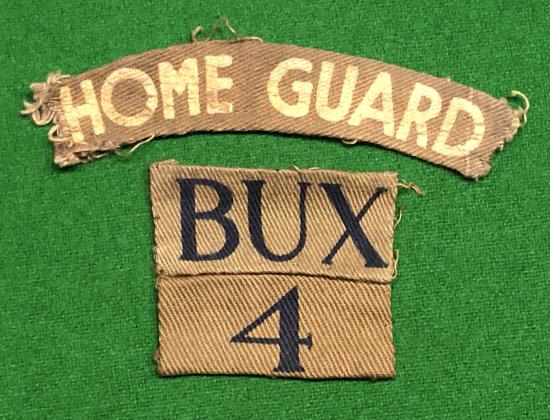 4th Battalion Buckinghamshire Home Guard Titles.