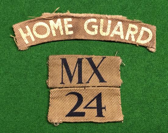 24th Middlesex ( Mill Hill ) Btn. Home Guard Titles.