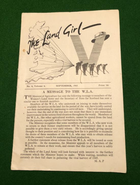 September 1945 Victory Edition of the Land Girl.