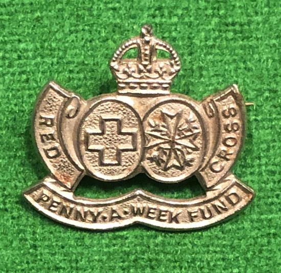 Red Cross & St.John Penny a Week Fund Badge.