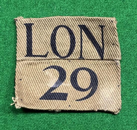 29th (Battersea) Battalion, County of London Home Guard Titles.