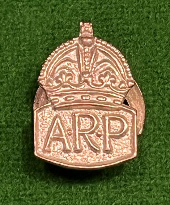 Miniature Silver ARP Lapel badge.