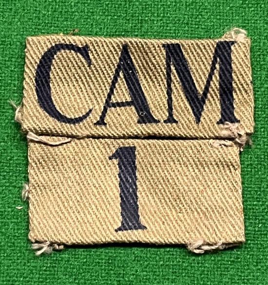 1st Cambridgeshire Home Guard Titles.