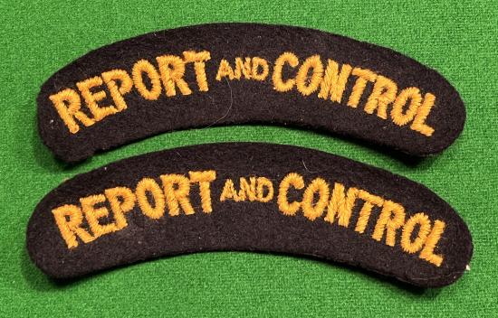 Report & Control Shoulder Titles.