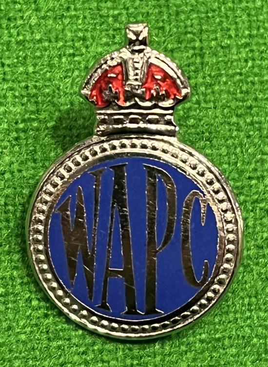 WW2 Women's Auxiliary Police Corps lapel badge.