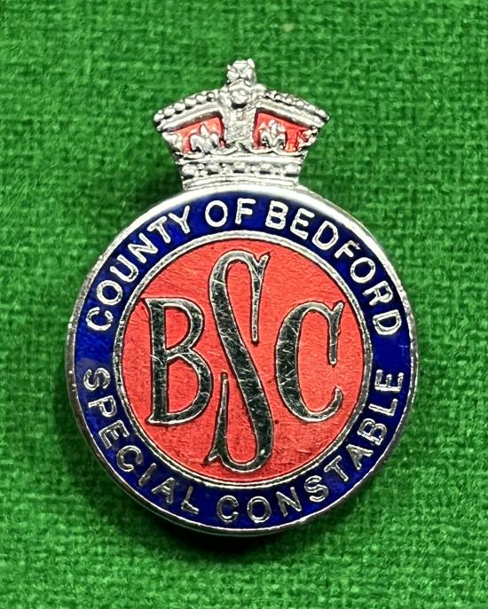 County of Bedford Special Constable Lapel Badge.