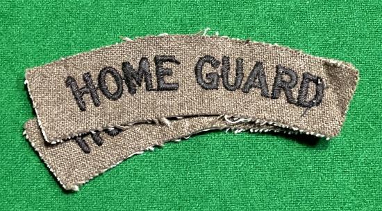 Unissued Home Guard Shoulder Titles.