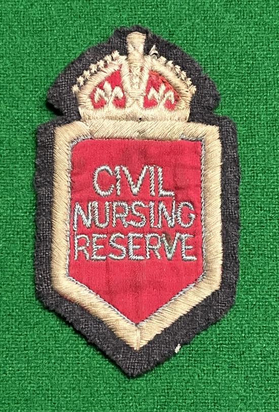 Civil Nursing Reserve coat badge.