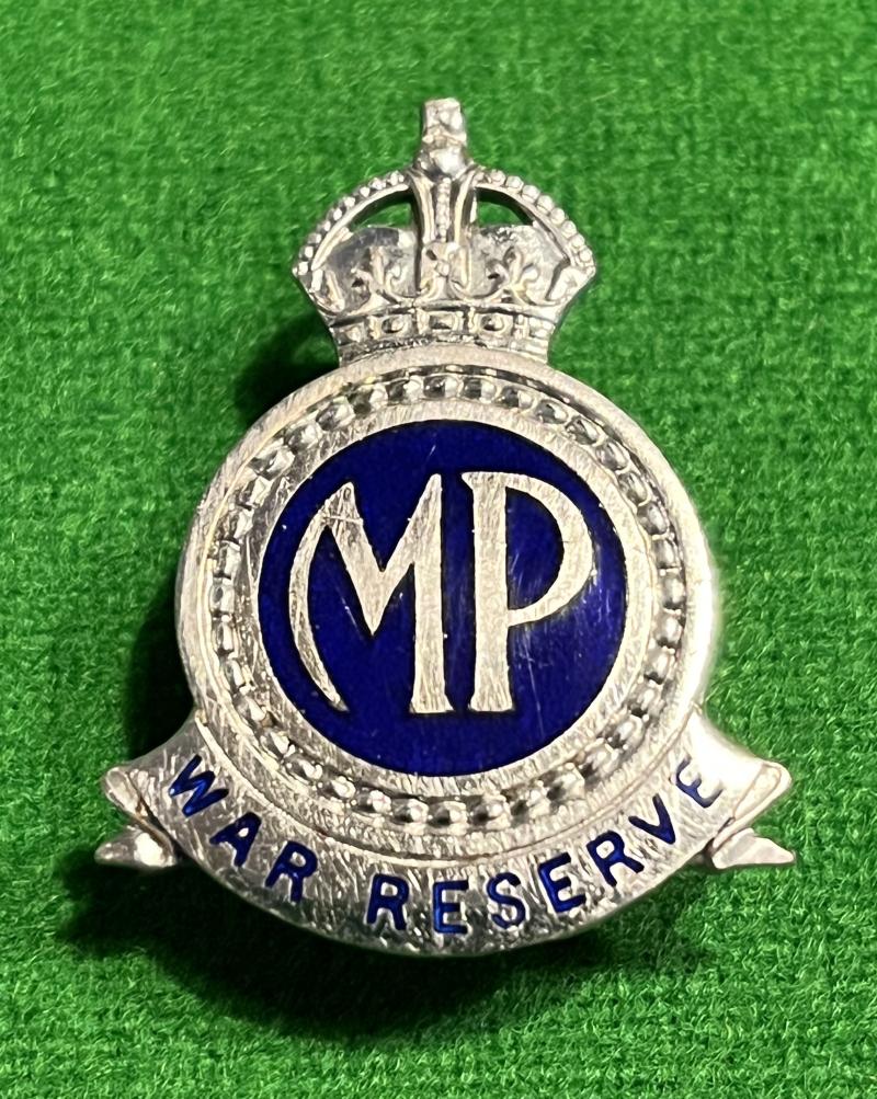 Metropolitan Police War Reserve lapel badge.