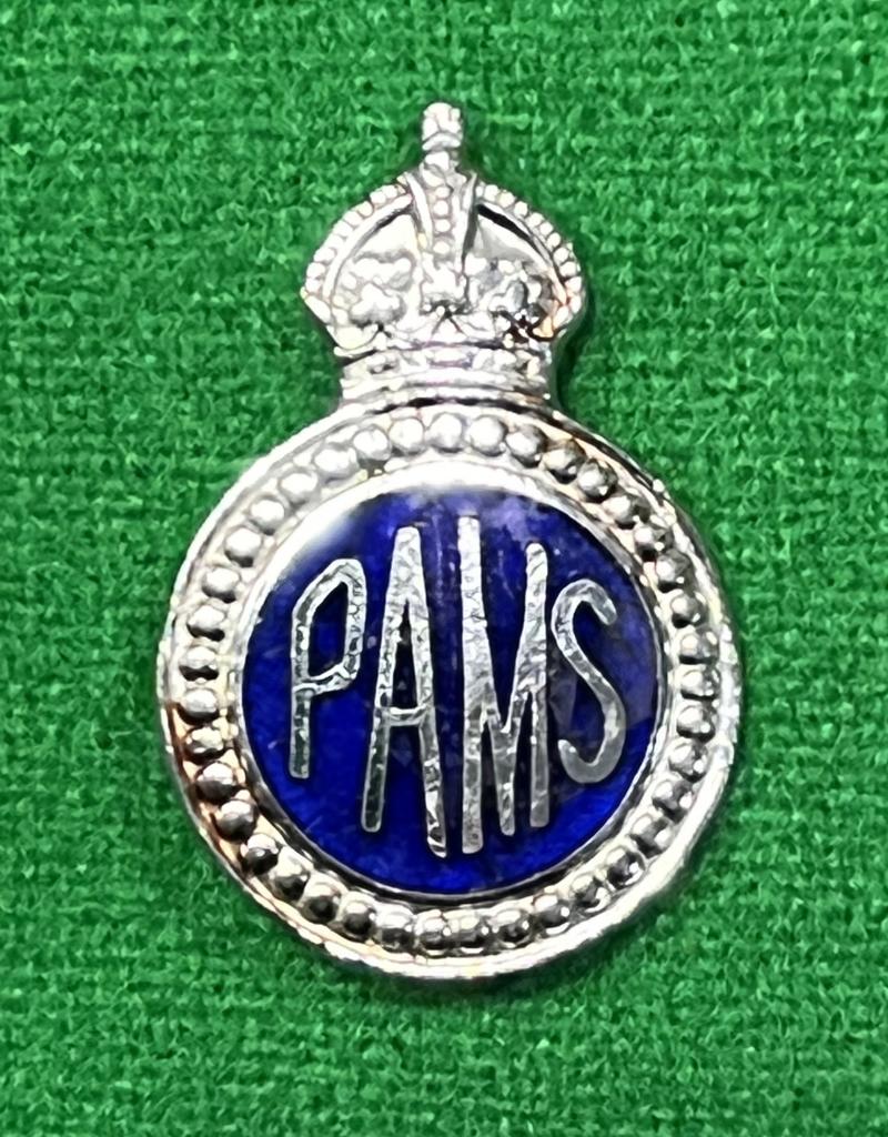 Police Auxiliary Messenger Service lapel badge.