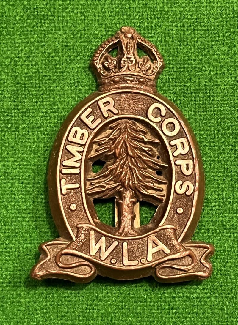 WLA Timber Corps beret badge.