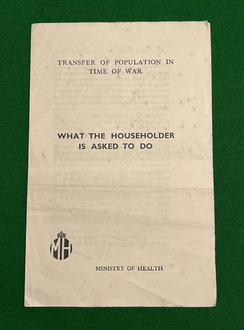 Evacuation Leaflet.