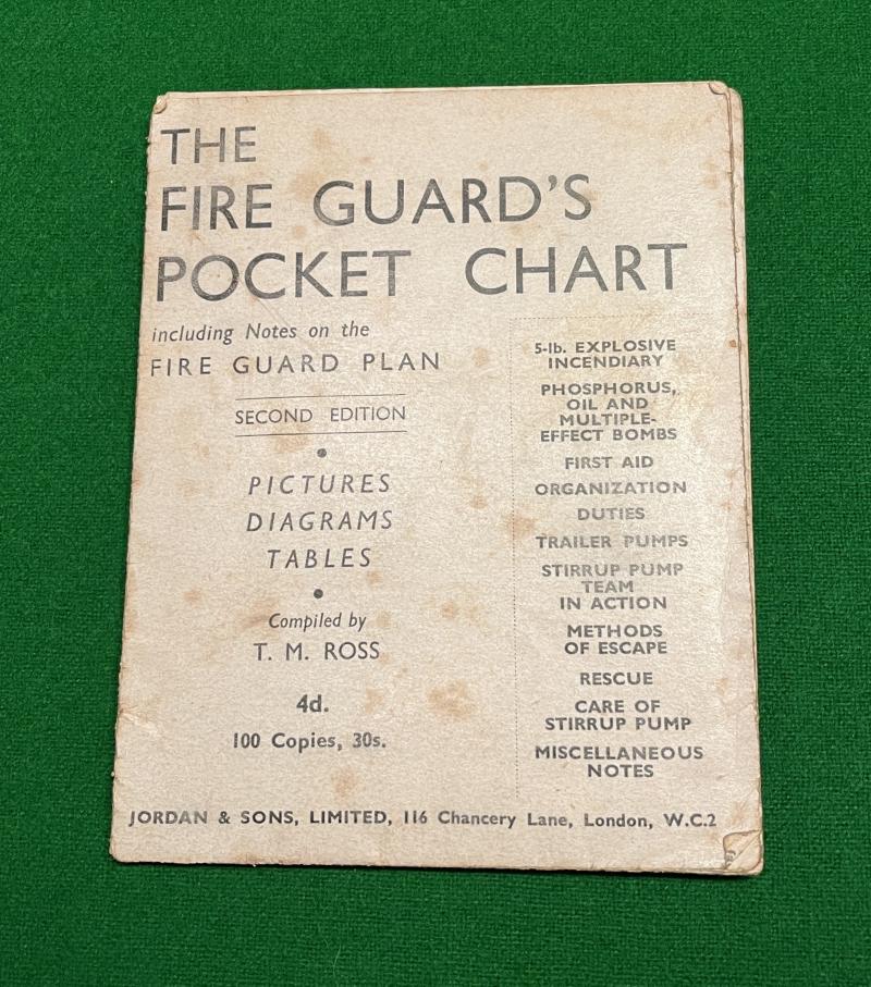 Fire Guard's Pocket Chart