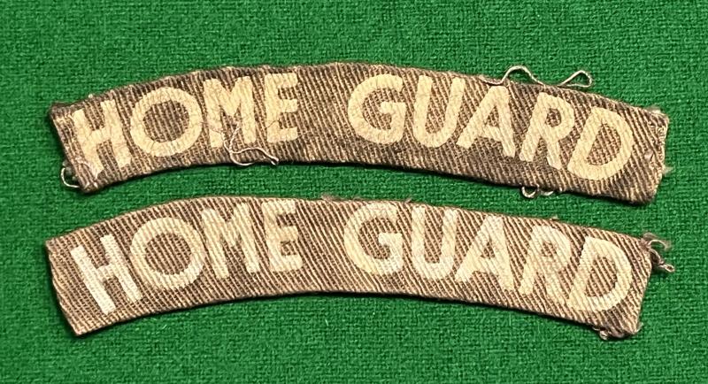 Home Guard Shoulder titles.
