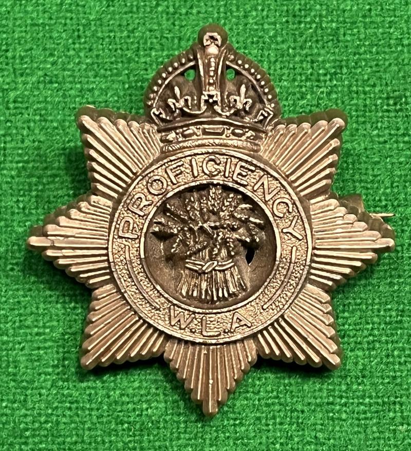 Women's Land Army Proficiency Badge.
