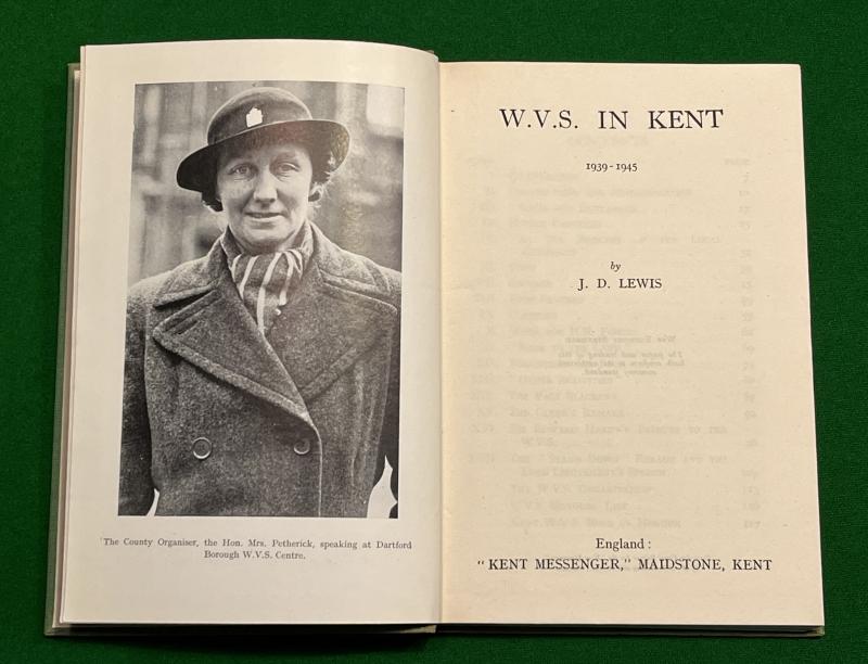 W.V.S. in Kent 1939 - 1945.
