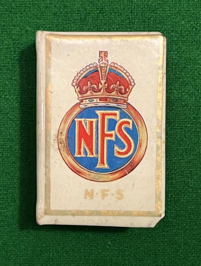 N.F.S. Matchbox cover.