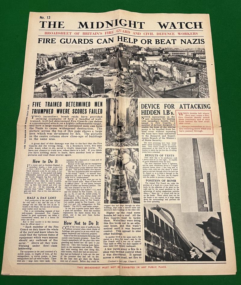 The Midnight Watch - Fire Guard Newspaper.