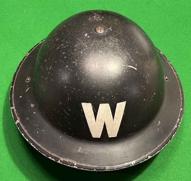 Air Raid Warden's Helmet.