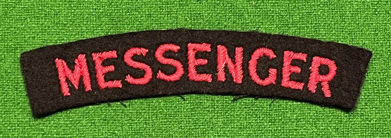 NFS/Fire Guard Messenger Shoulder title.