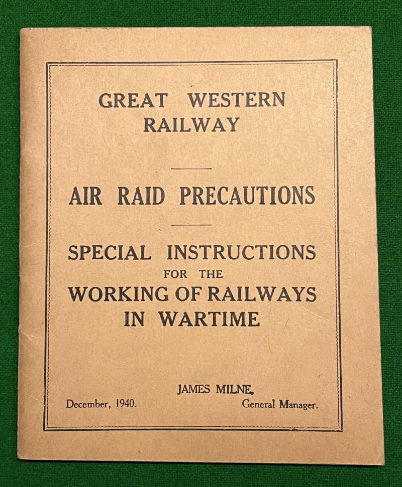 GWR ARP - Special Instructions.