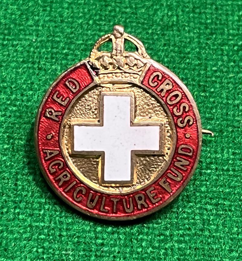 Red Cross Agriculture Fund Junior Official Lapel Badge.