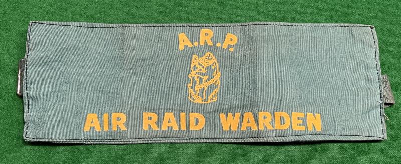 Warwickshire ARP Warden armband.