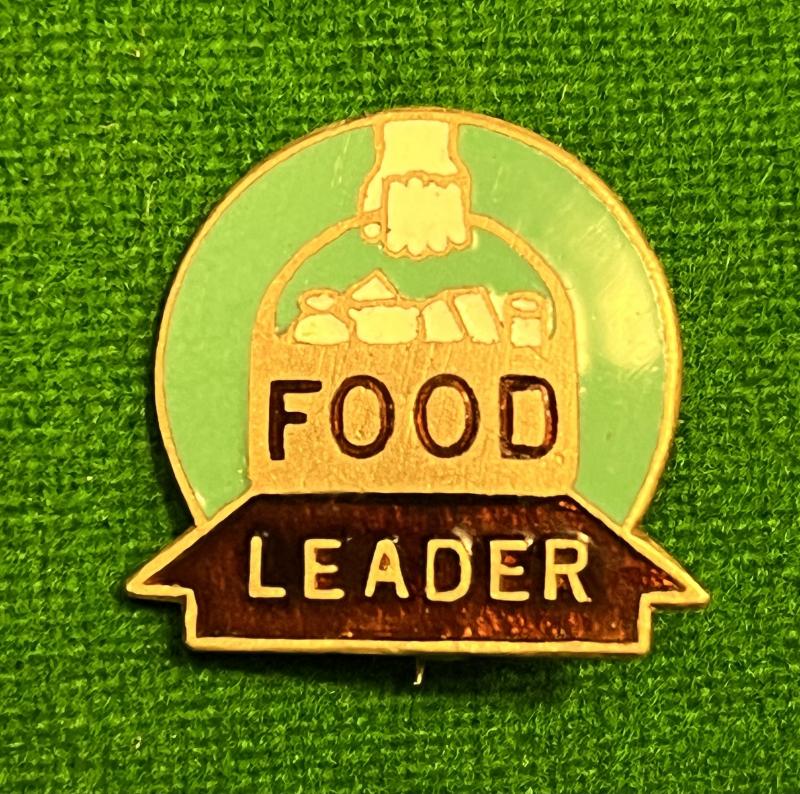 Food Leader lapel badge.