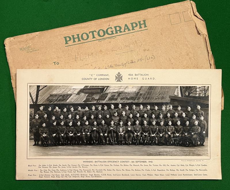 Home Guard Unit Photo - 45th Btn. County of London