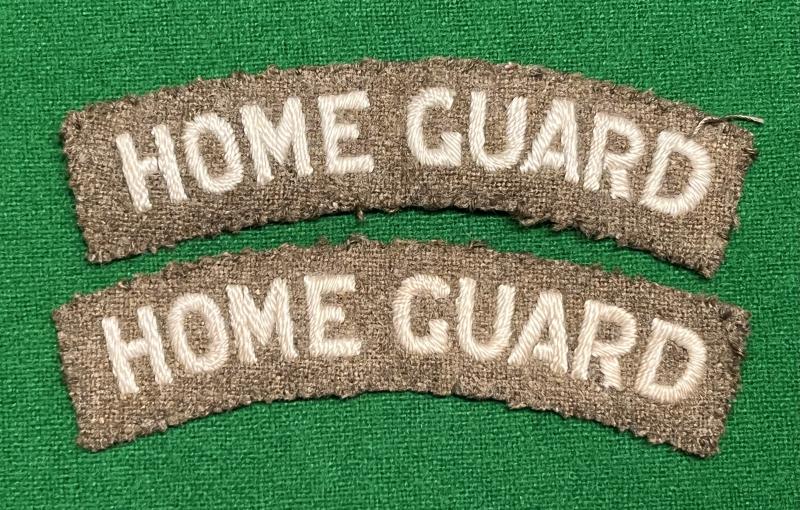 Home Guard Shoulder Titles.